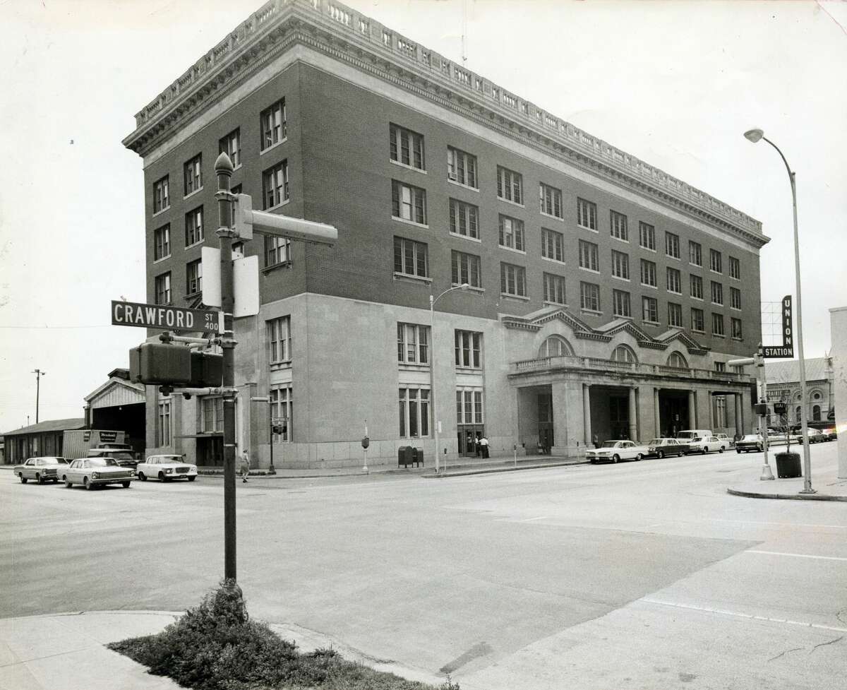 PHOTOS: Houston in 1968  Union Station is seen here in April 1968. Just three decades later Enron Field (later known as Minute Maid Park) would be built on the site, incorporating the old train station in the design.  >>>See what Houston looked like 50 years ago...