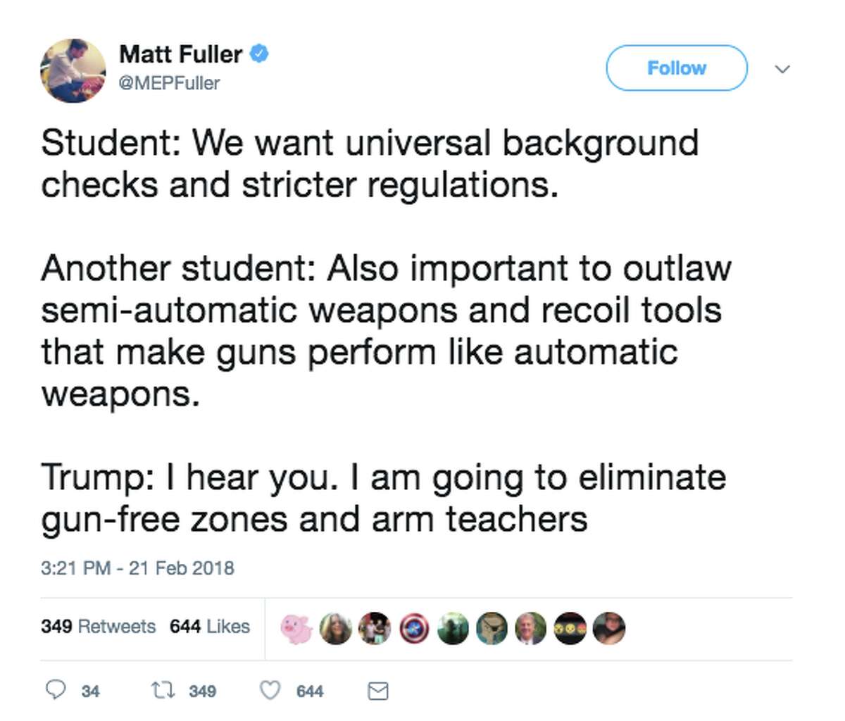 Trump Suggests 'concealed Carry For Teachers;' Twitter Explodes With ...