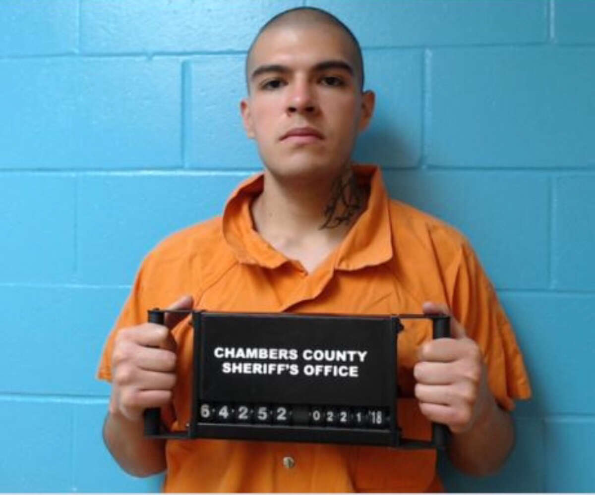 Brandon Alejandro Flores, accused in the execution-style killing of two Baytown teens in 2015 was finally brought back to Texas Wednesday to face capital murder charges after fleeing the country more than two years ago. Courtesy Chambers County Sheriff’s Office