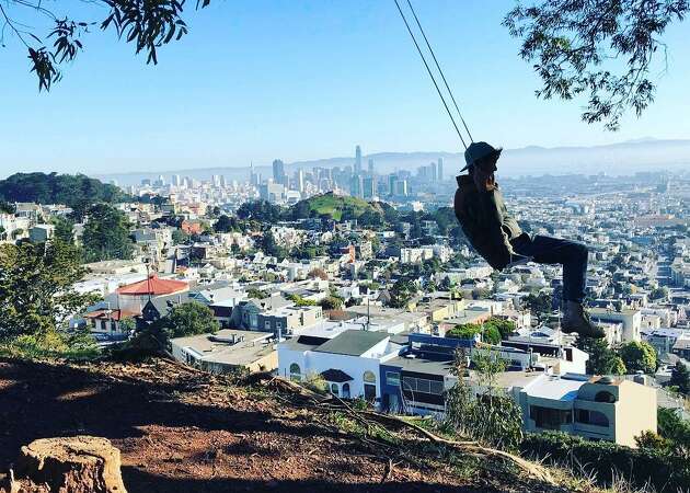 Here's the story behind those swings popping up around San Francisco