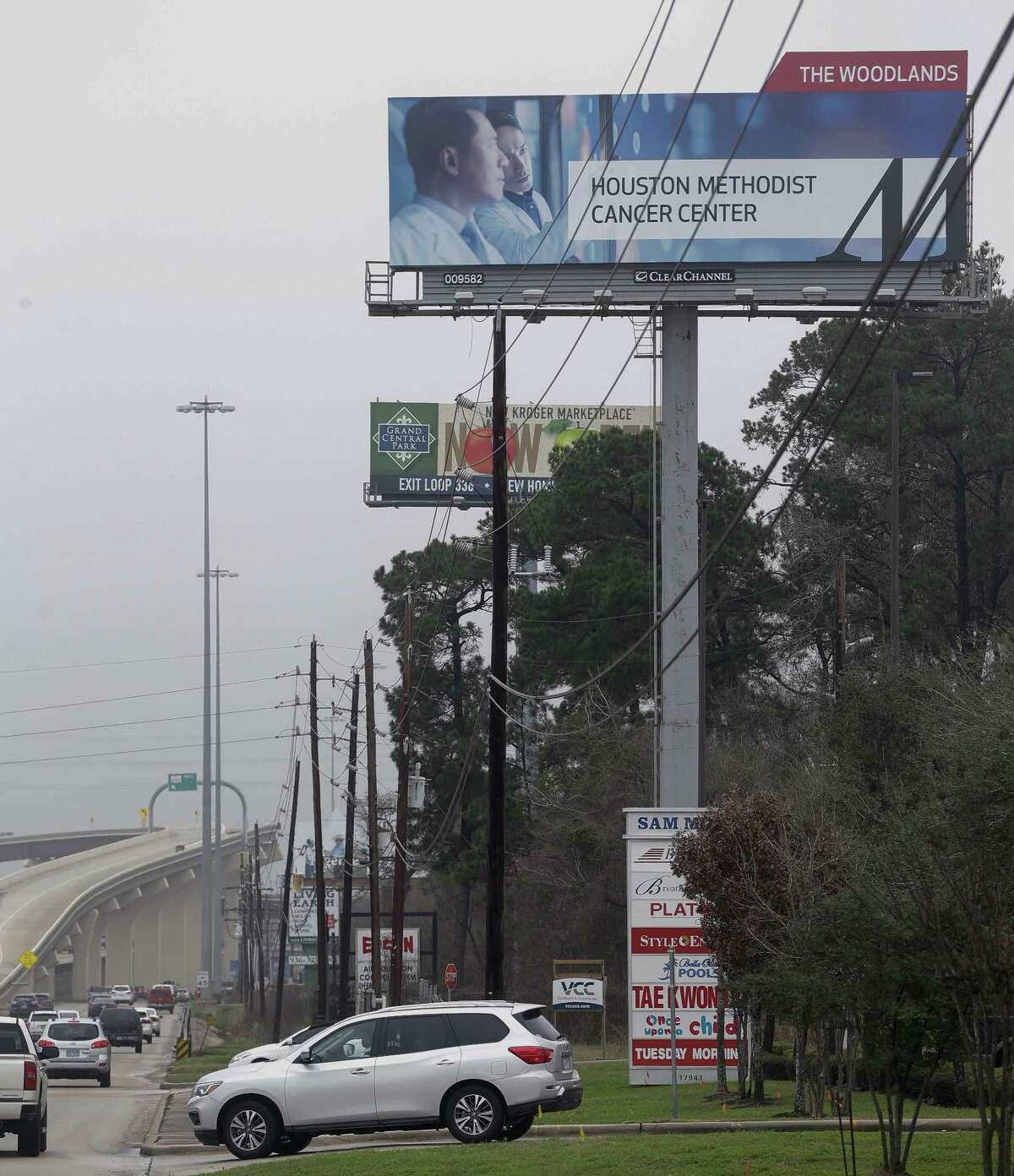 Billboards are shown along I-45 northbound near Highway 242 Thursday, Feb. 22, 2018 in The Woodlands ( Melissa Phillip / Houston Chronicle)