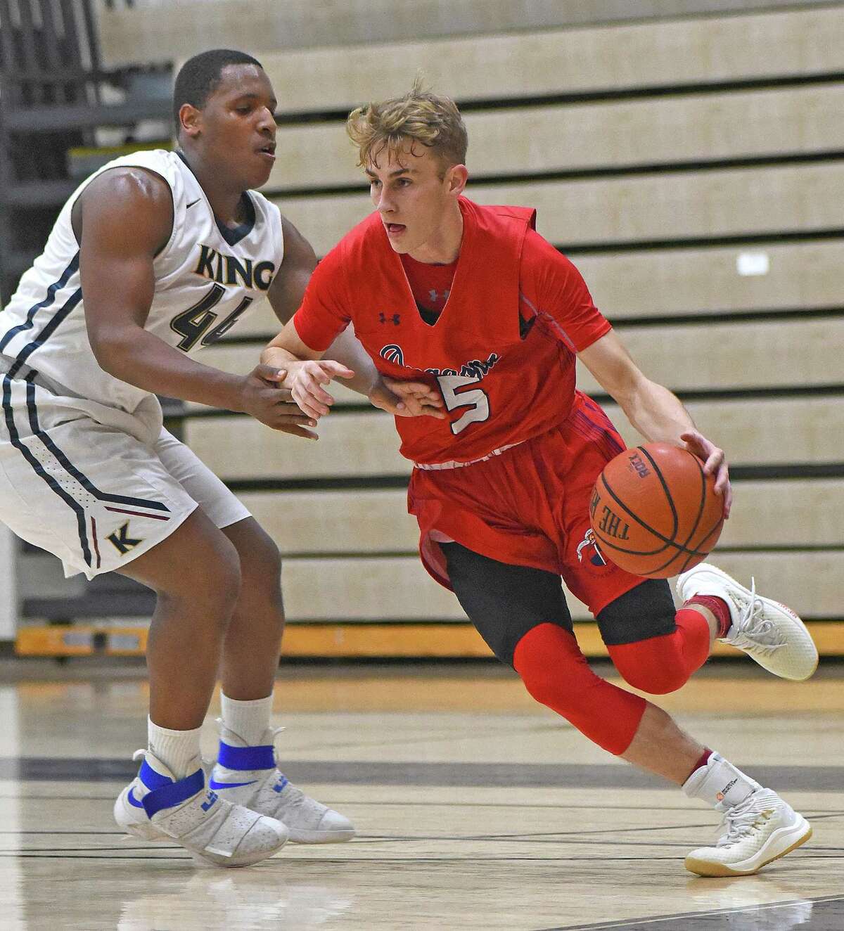 Greens Farms Academy's Cole Prowitt-Smith had back to back double-doubles against the Gunnery and Hamden Hall last week.