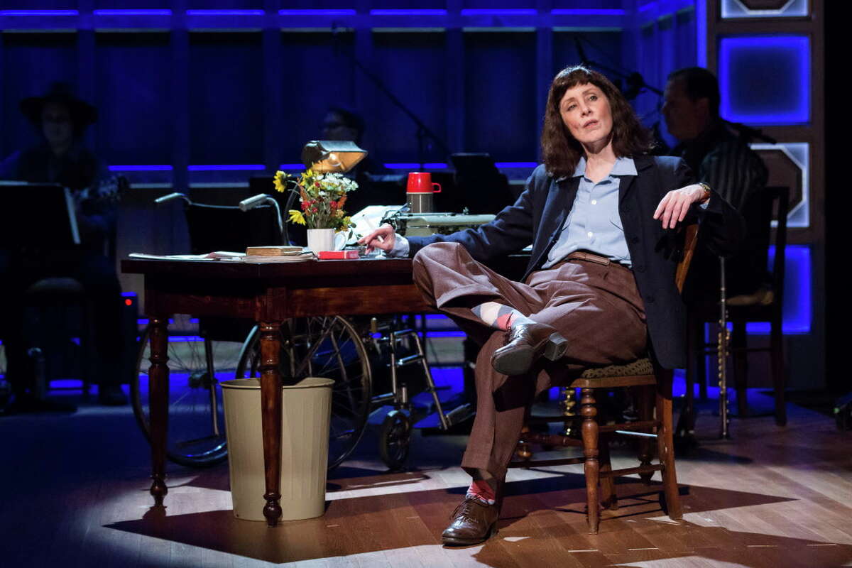 Suzanne Vega as Carson McCullers in "Lover, Beloved," at the Alley Theatre.