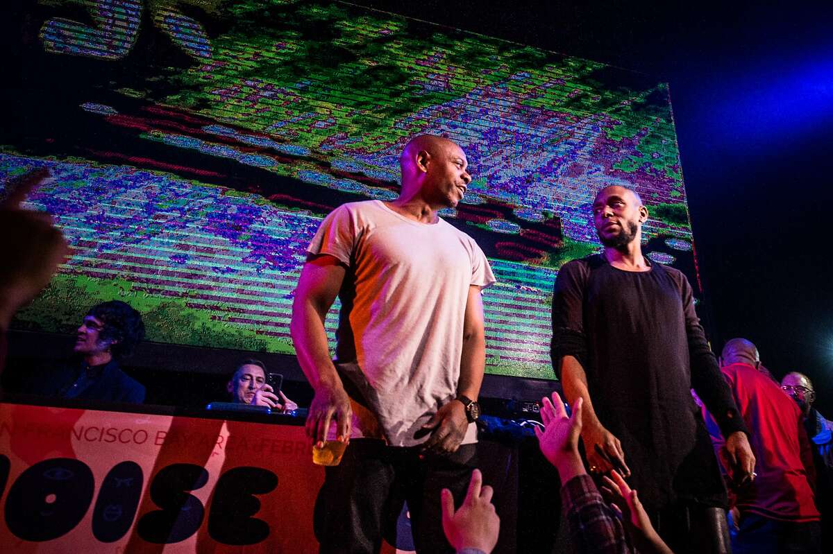 Dave Chappelle and Yasiin Bey were surprise guests during Madlib's set at 1015 Folsom on Thursday, Feb. 22 as part of Noise Pop Music and Arts Festival.