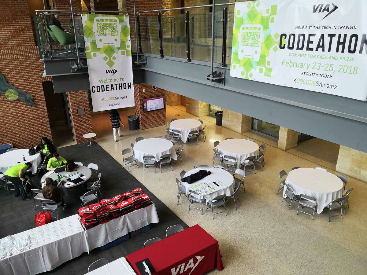 The codeathon gives VIA a chance to support the community, and show it’s interested in looking at technology that could help it better serve its customers, said Steve Young, vice president for information technology at VIA Metropolitan Transit.