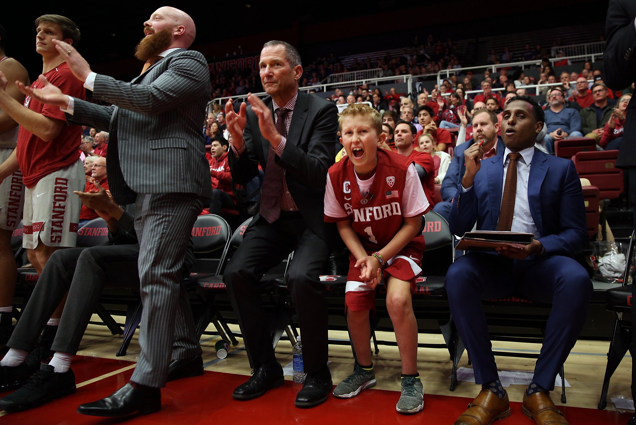 A brave 11-year-old inspires Stanford's basketball players