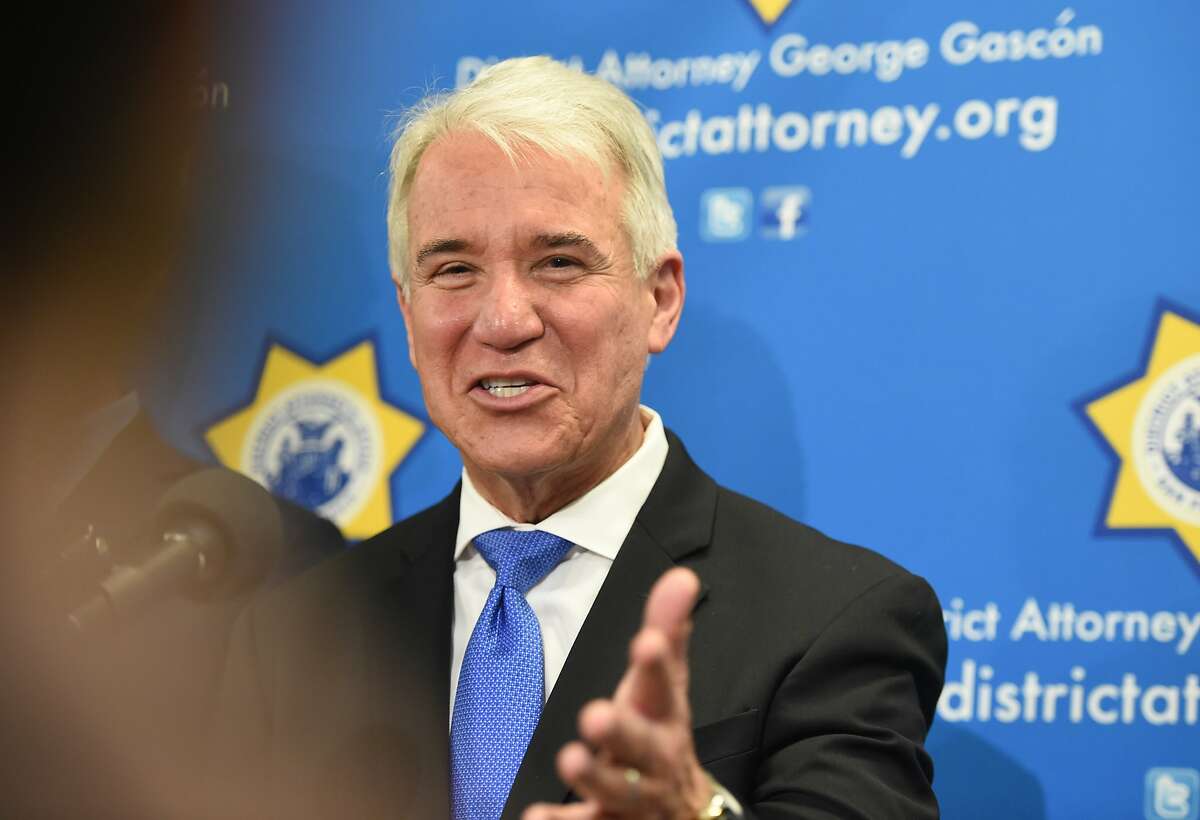 San Francisco District Attorney George Gasc—n answers questions during a press conference detailing a new policy which vacates 3000 marijuana-related misdemeanor convictions and 8,000 marijuana-related felony convictions in San Francisco on January 31, 2018.