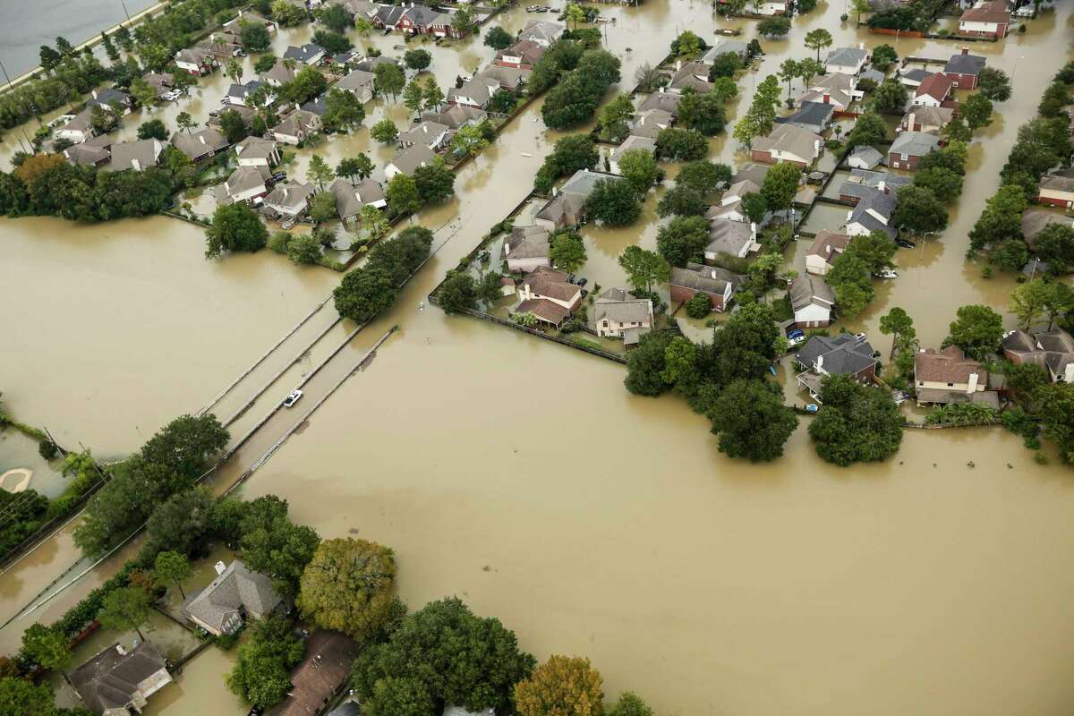 ﻿Flooding from the Addicks and Barker reservoirs after Hurricane Harvey inundated the region with up to 50 inches of rain flooded as many as 10,000 homes. Homeowners are suing the federal government, saying they were unaware of the flooding risks.