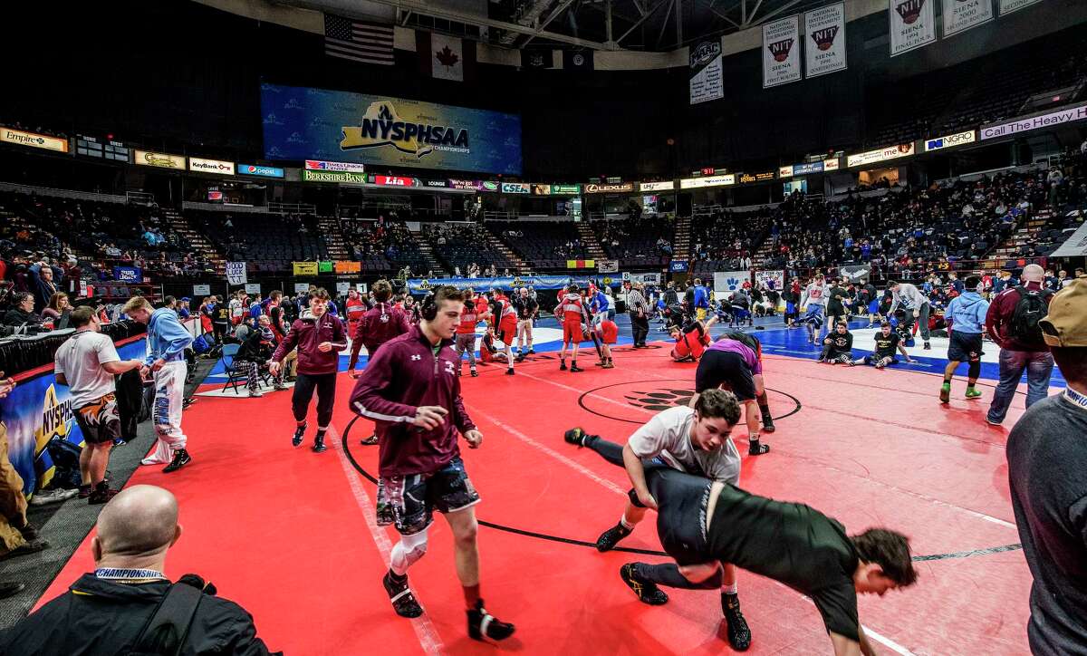 Photos from the New York State High School Wrestling Championships
