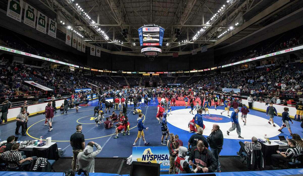 Photos from the New York State High School Wrestling Championships