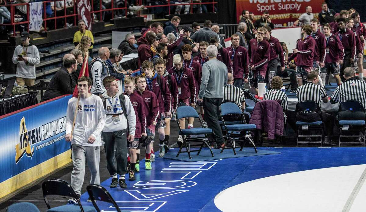 Photos from the New York State High School Wrestling Championships