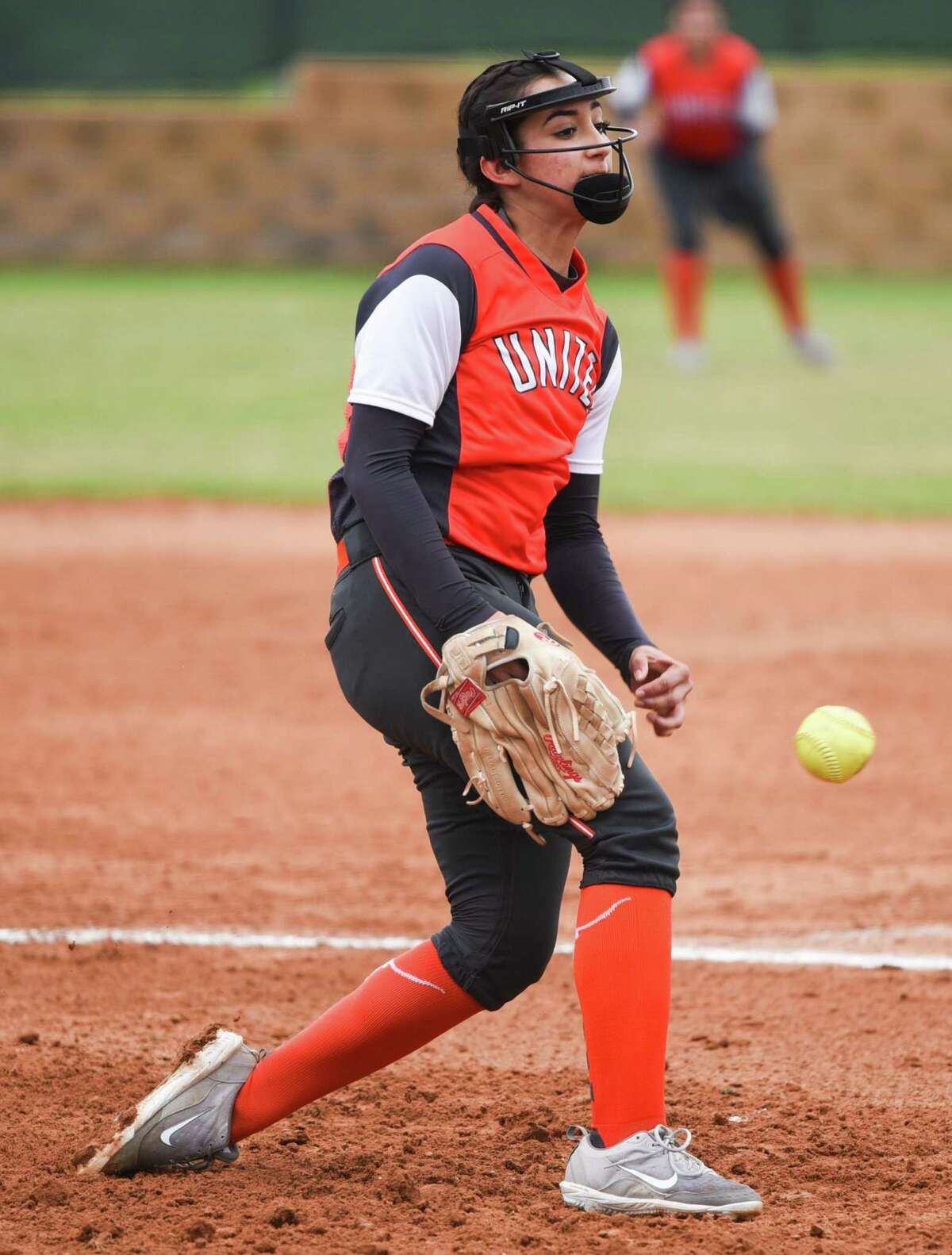 Kelly Salinas pitched in all three outings for United on Saturday as the Lady Longhorns recorded the highest finish of any Laredo team at the Border Olympics.