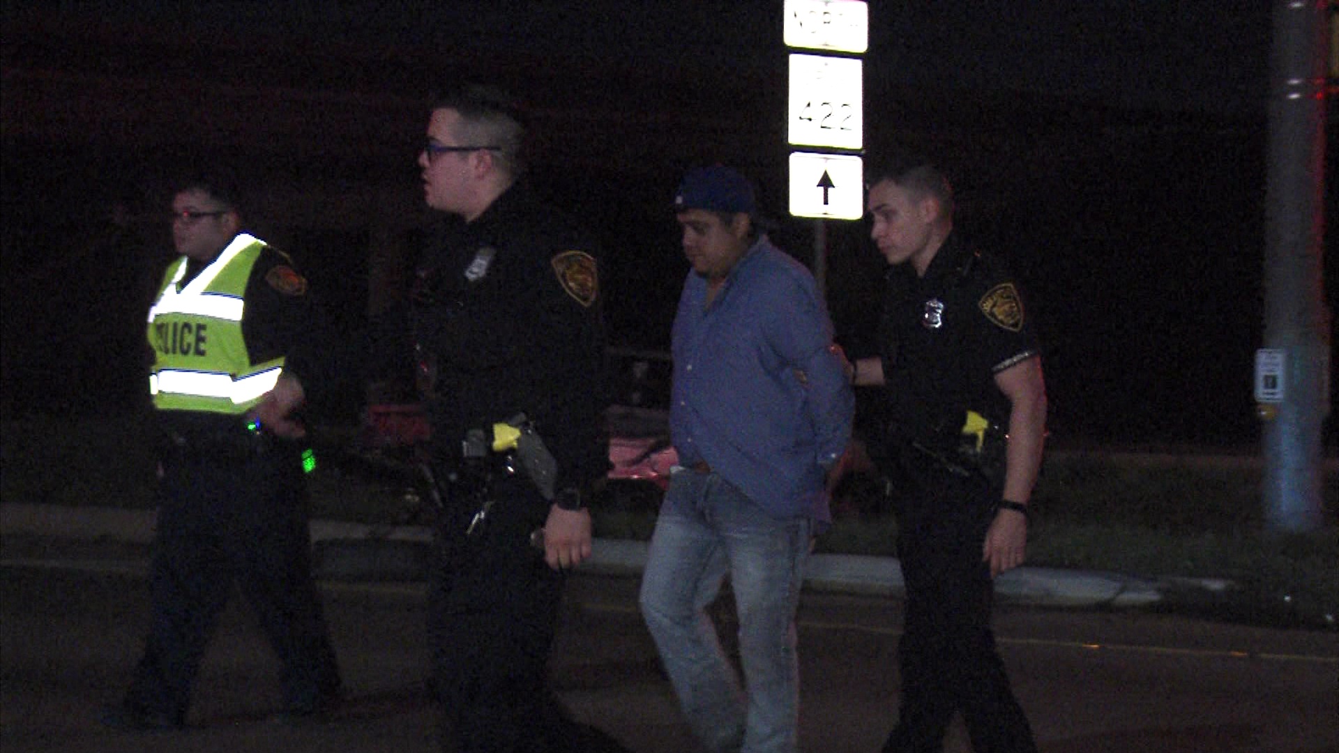 Man ejected from pickup truck in crash with alleged drunk driver