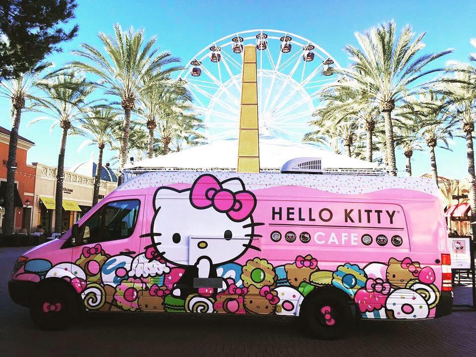 Good morning #Carlsbad! The - Hello Kitty Cafe Truck