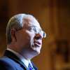 Andy Pallotta, president of New York State United Teachers, talks about the Janus Supreme Court case over union dues, during a press conference at the Capitol on Monday, Feb. 26, 2018, in Albany, N.Y. (Paul Buckowski/Times Union)