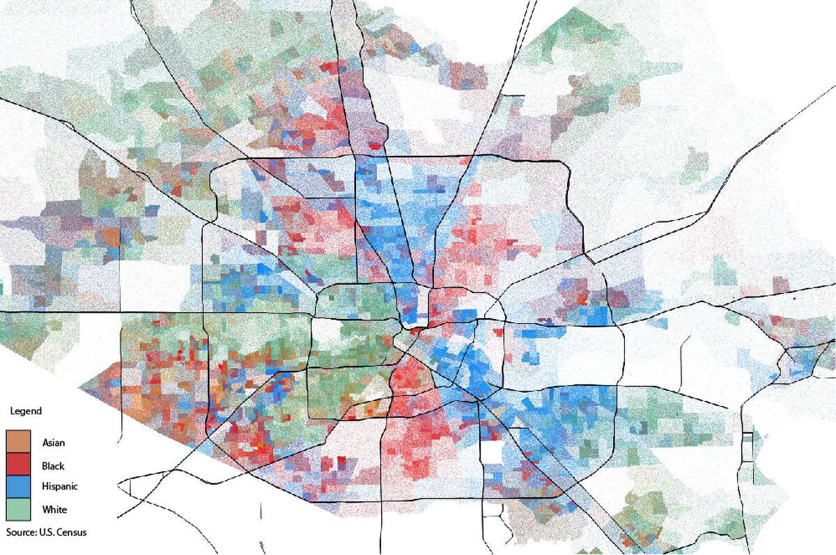 Houston Population 2025 By Race Map - Laila Hope