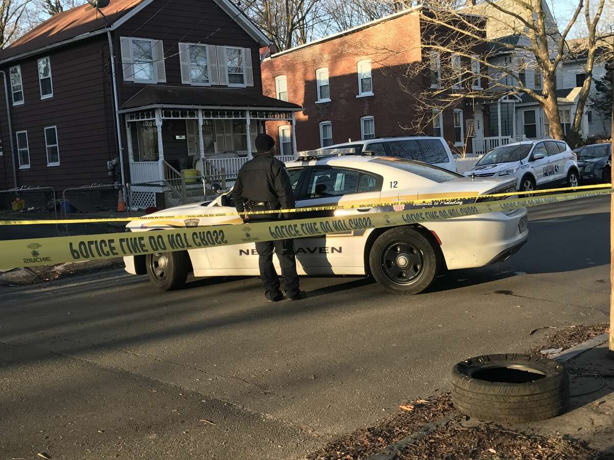 New Haven police are at the scene of a fatal stabbing that occurred on Ivy Street on Tuesday Feb. 27, 2018. A portion of the road is closed off.