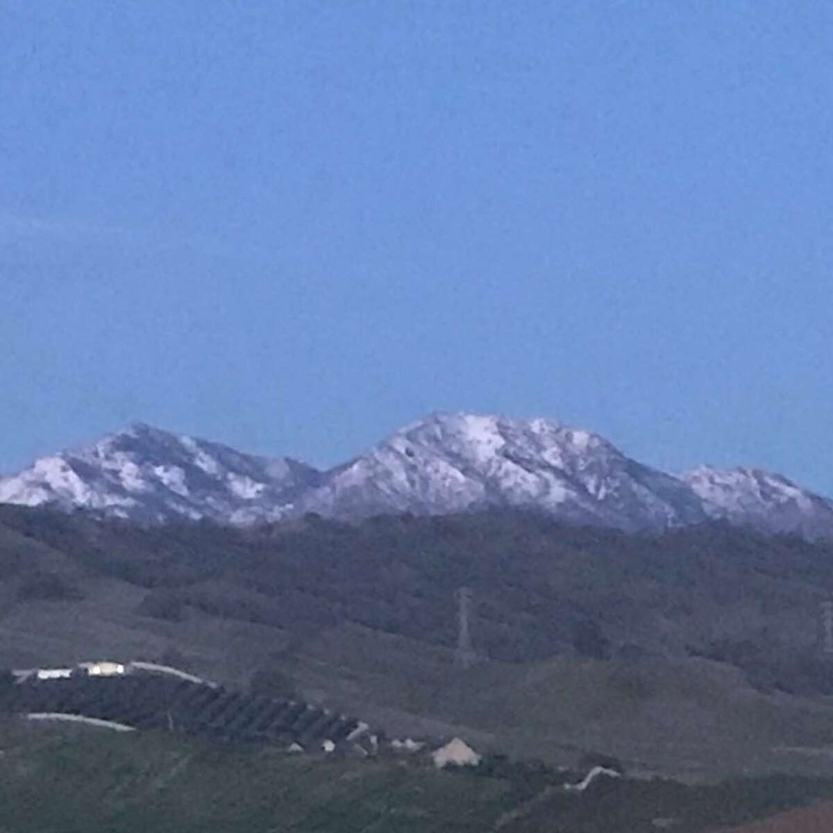 Bay Area snow 'Mt. Diablo looks like the Matterhorn at Disneyland'