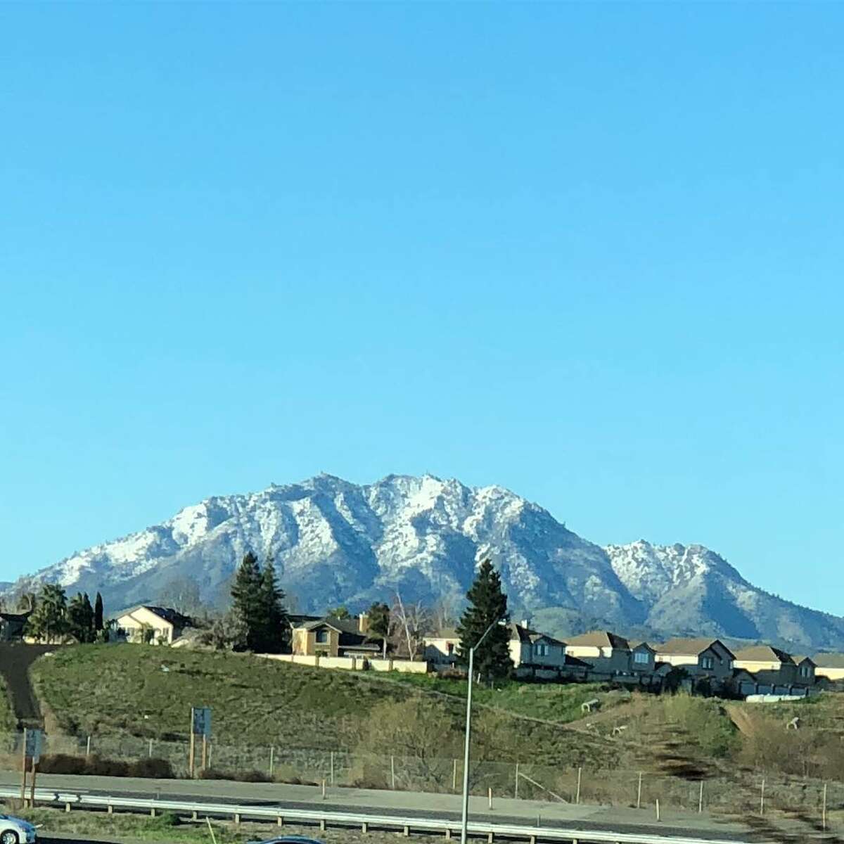 Bay Area snow 'Mt. Diablo looks like the Matterhorn at Disneyland'