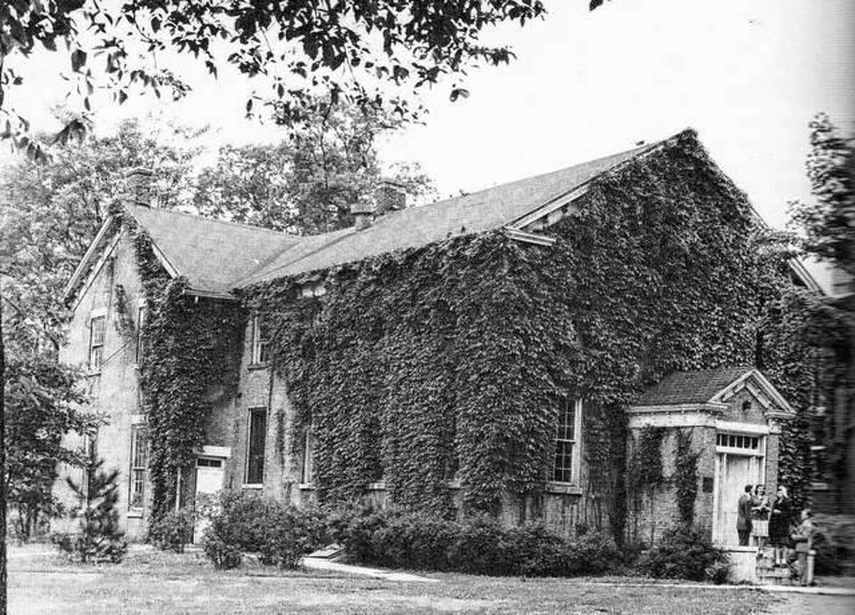 Loomis Hall was built in 1832, and is the oldest college building in Illinois in continuous use for teaching purposes. The two-story brick structure originally housed the entire college, and was used as an academic hall, administration building, and the college library. It served as a meeting place for Upper Alton Baptist congregations for some years before their church was completed. This building was named for the Reverend Hubbell Loomis, one of the first instructors, teaching mathematics and theology. Loomis and professors Washington Leverett and Warren Leverett served the college for many years, gaining outstanding reputations as distinguished scholars. Many early Alton businessmen and religious leaders made significant donations in support of the college. Loomis Hall is listed on the National Register of Historic Places and the Illinois Register of Historic Places.
