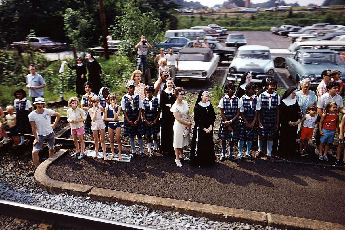 Paul Fusco, Untitled, from the series RFK Funeral Train, 1968, printed 2008; San Francisco Museum of Modern Art, purchase through a gift of Randi and Bob Fisher, Nion McEvoy, Kate and Wes Mitchell, The Black Dog Private Foundation, Candace and Vincent Gaudiani, Michele and Chris Meany, Jane and Larry Reed, and John A. MacMahon