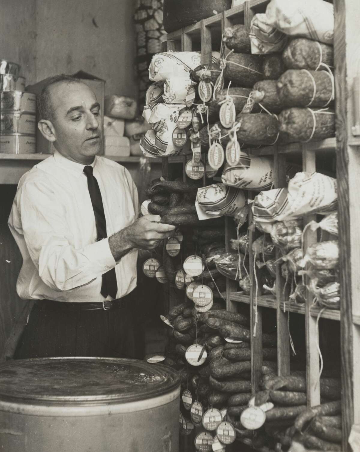 Jan. 20, 1963 Jalal Antone owner of Antone's Import Company, an Italian grocery store and deli in Houston.