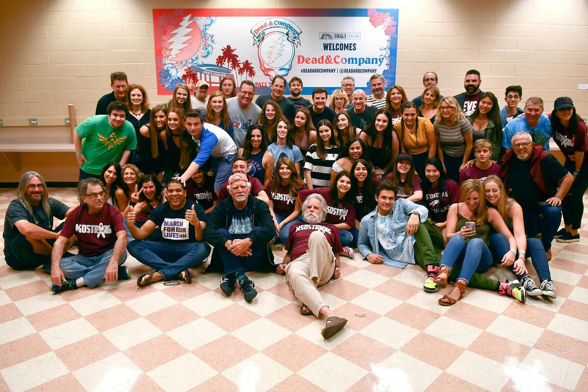 Members of the group Dead and Company showed their support for the students of Marjory Stoneman Douglas High School during a tour stop in Florida on Feb. 26.