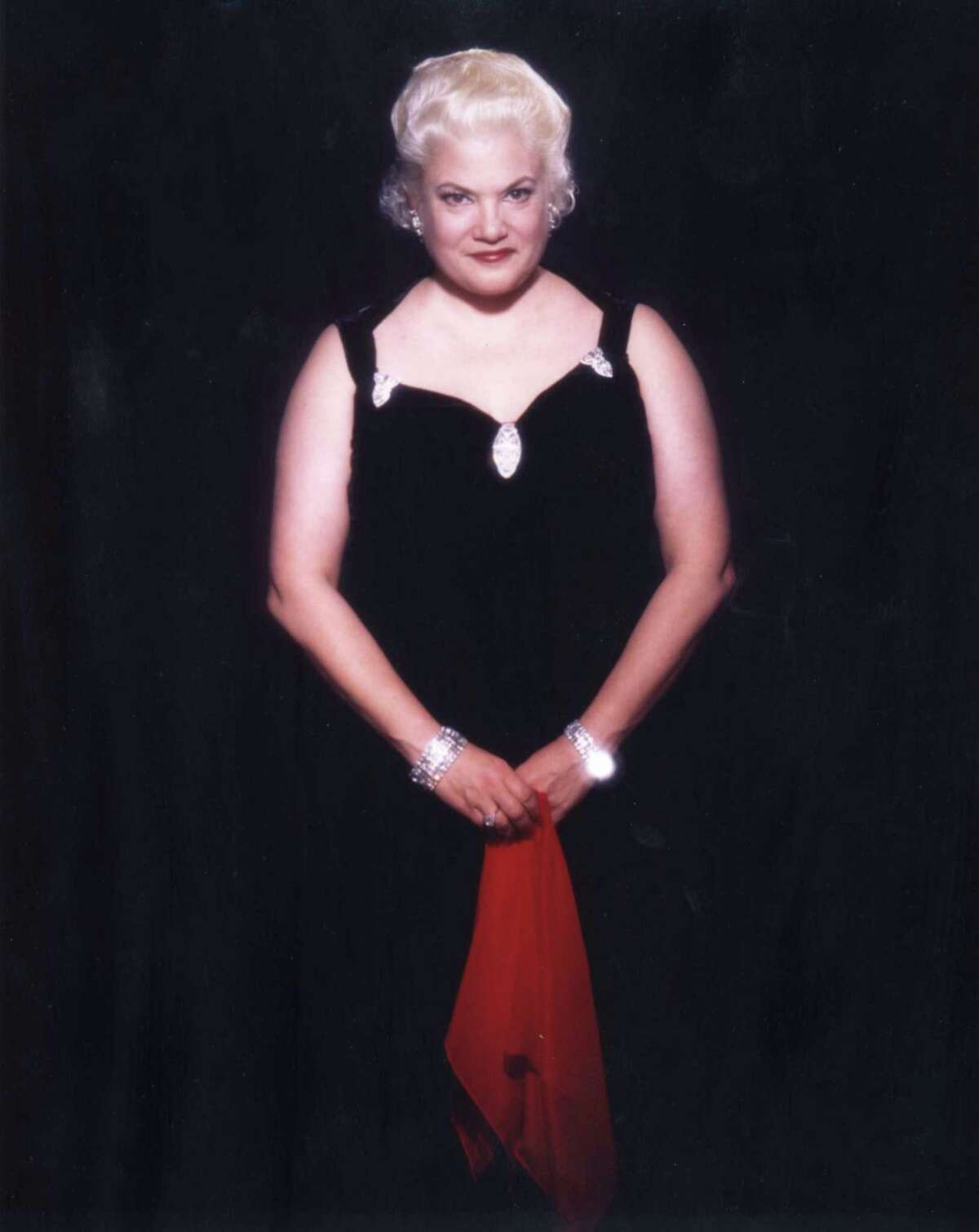 Sharon McKnight plays Sophie Tucker at Seven Angels Theater.