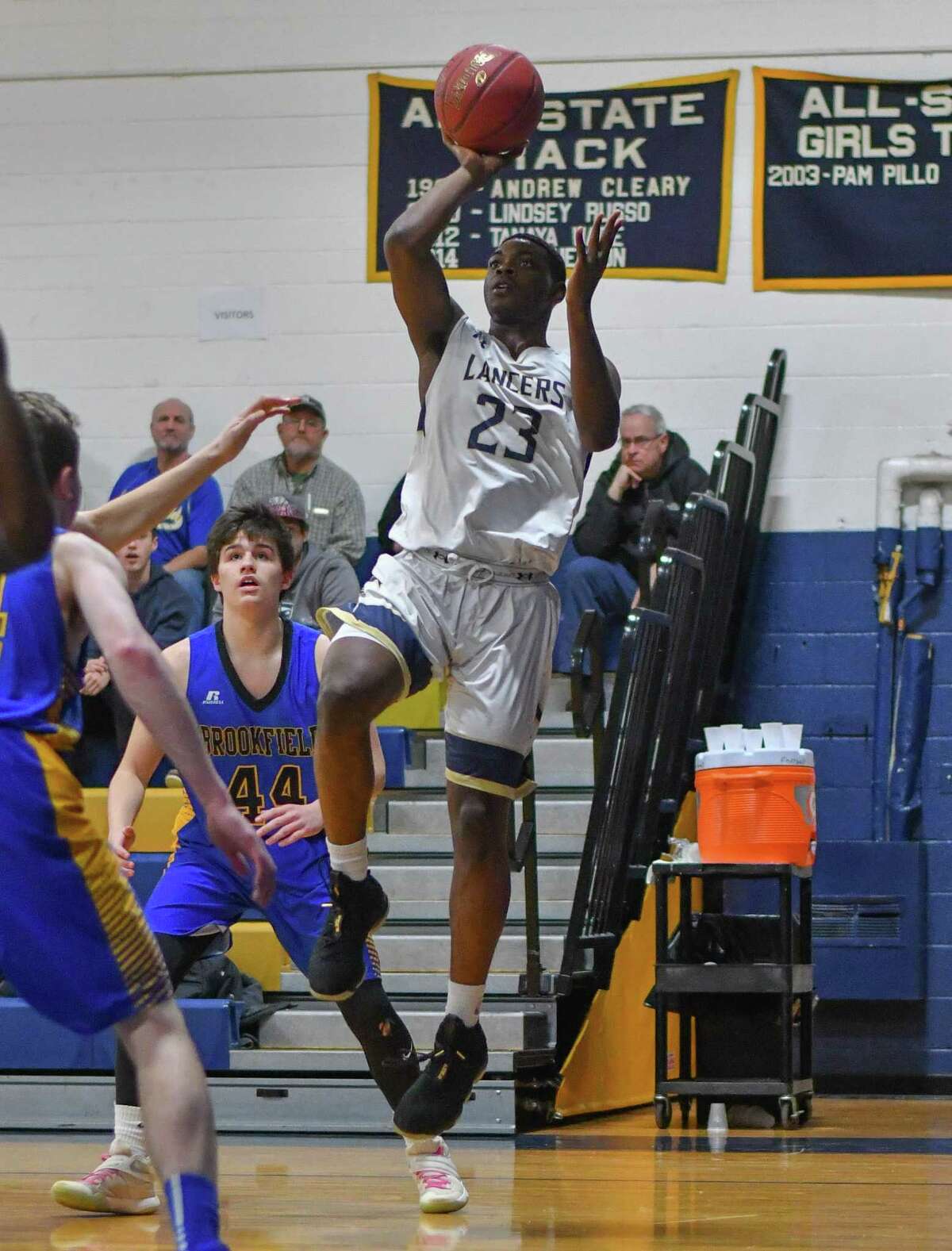 Notre Dame-Fairfield’s Josh Reaves has scored 44 points in two SWC tournament victories.