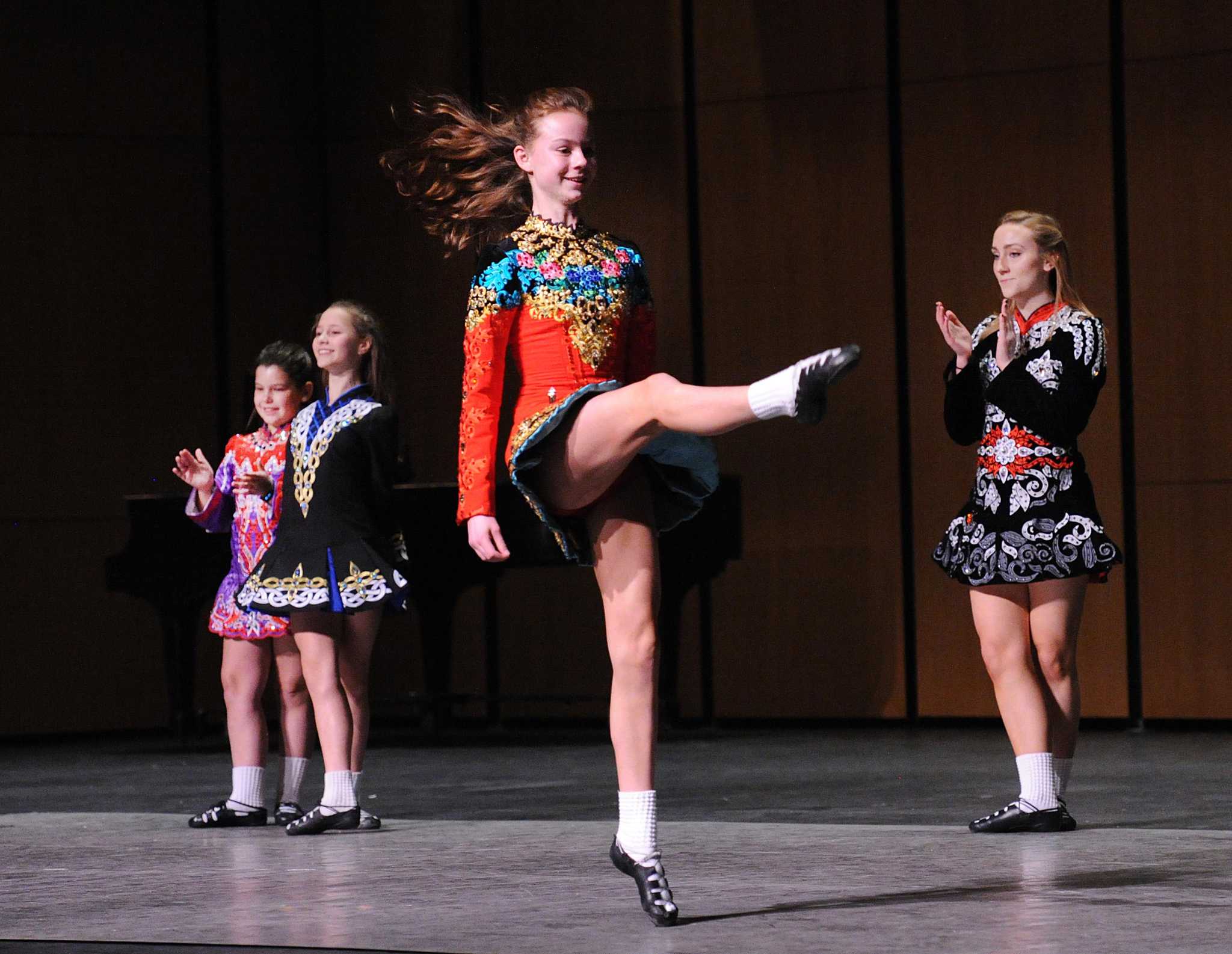 Irish dancers kick up their heels at Greenwich High for diversity week