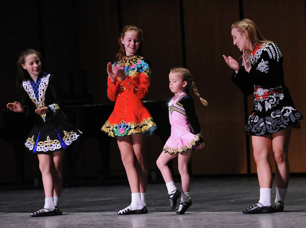 Irish dancers kick up their heels at Greenwich High for diversity week