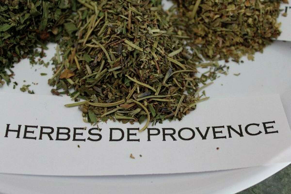 (Left) Herbes de Provence is an authentic blend that originates in Provence, France and is a wonderful combination of herbs and lavender flowers. (Right) Salad Herbs is a blend of parsley, tarragon, oregano, dill weed and celery flakes is a nice addition to any salad. (photos provided)