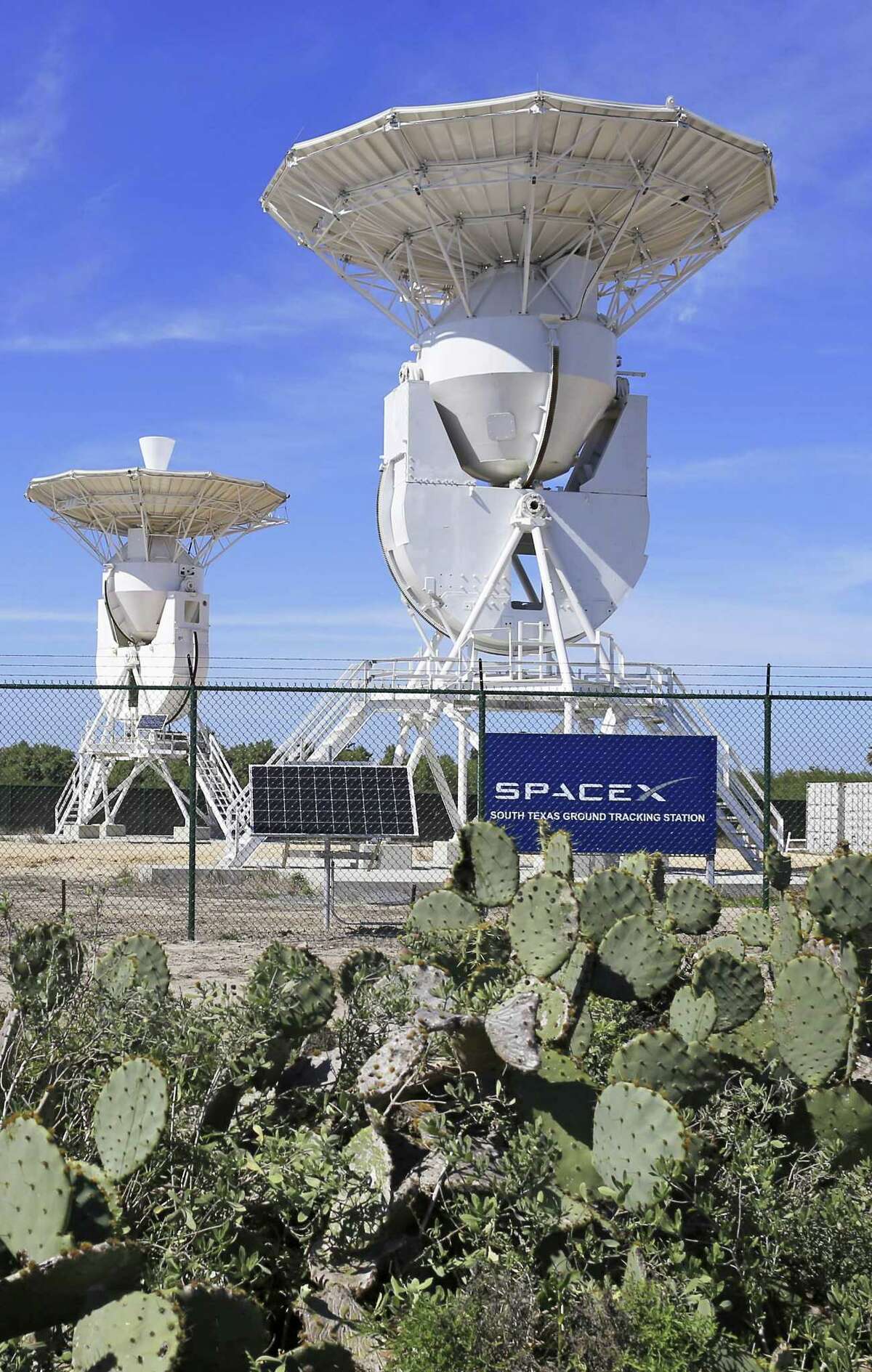 SpaceX’s South Texas Ground Tracking Station is part of the company’s Boca Chica launch site near the southern tip of Texas.