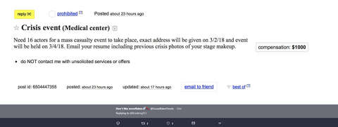 Fbi Addresses Social Media Posts Calling For Crisis Actors In