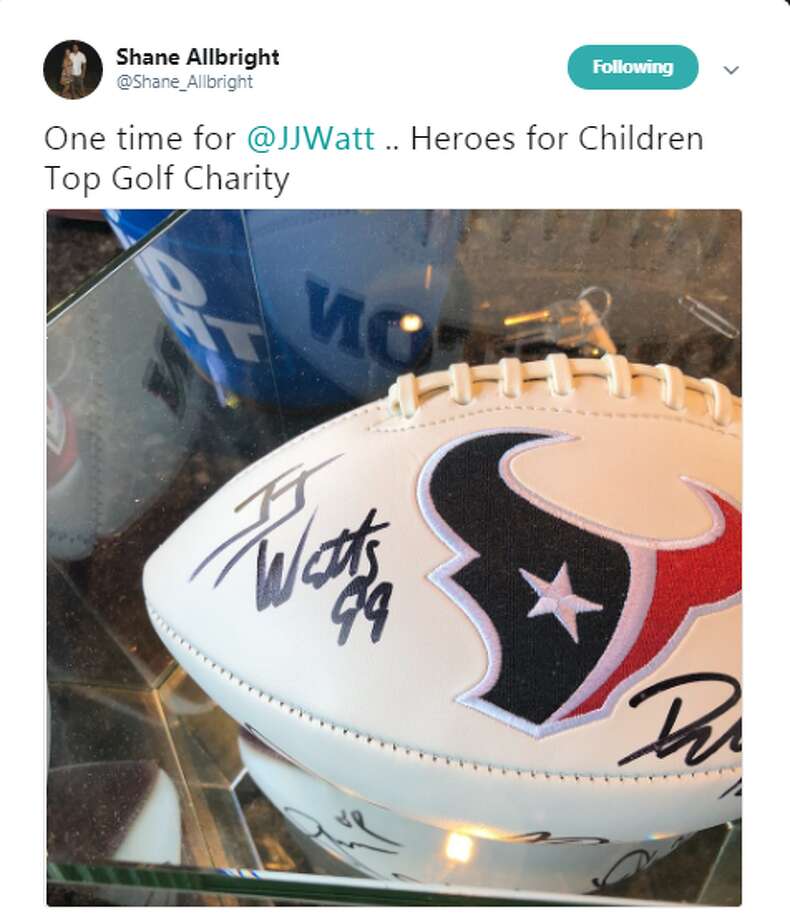 jj watt signed jersey