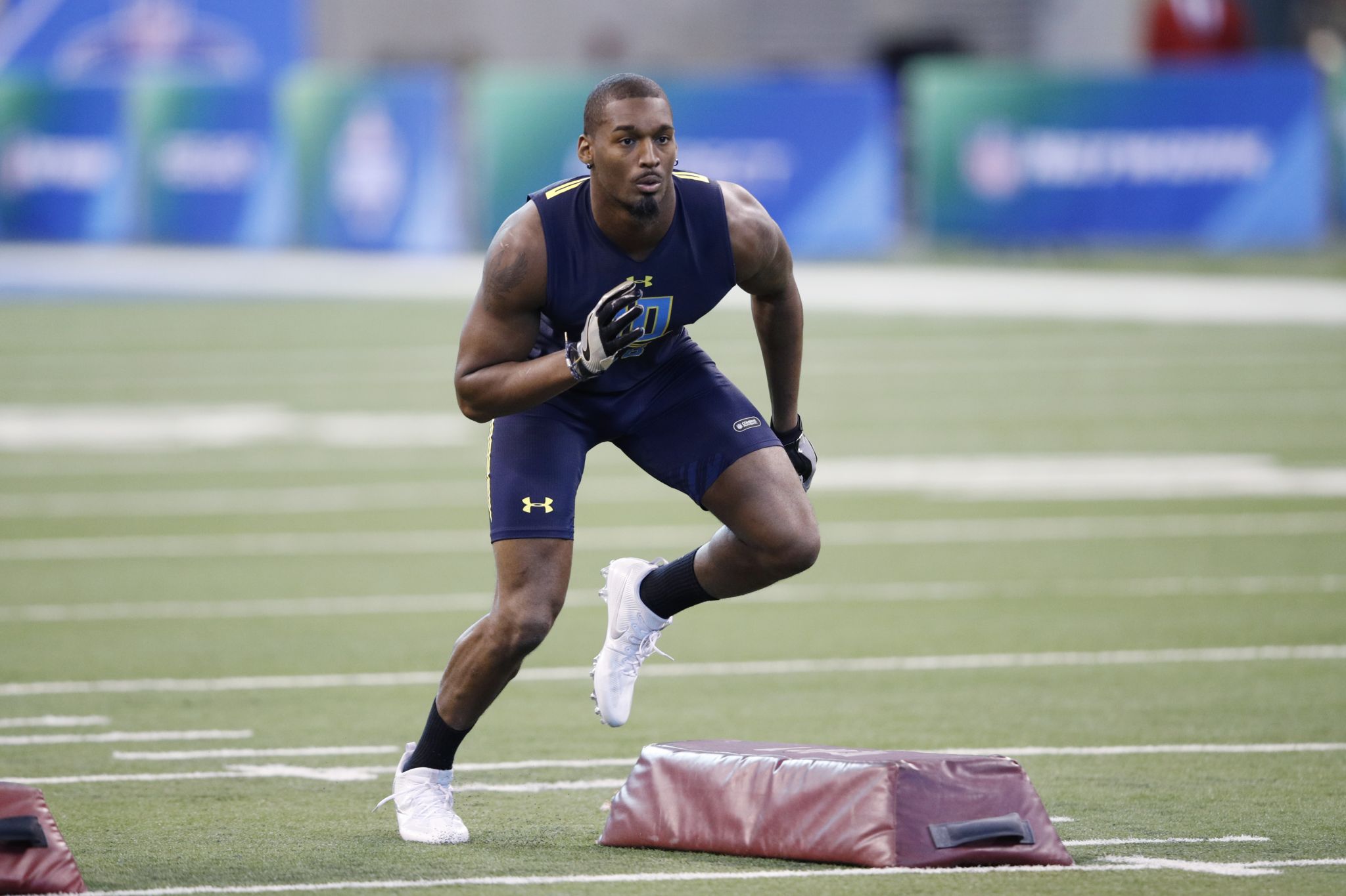 NFL - We've seen these stats before at the #NFLCombine Marcus Davenport  vs. Jadeveon Clowney 