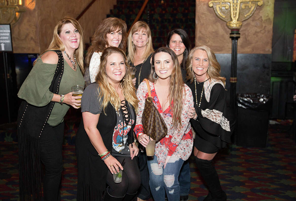 A parade of San Antonio women headed to the Aztec Theatre on Thursday, March 1, 2018, to watch Magic Men Live take the stage. The male dance revue is billed as equal parts "Magic Mike" and "Fifty Shades of Grey."
