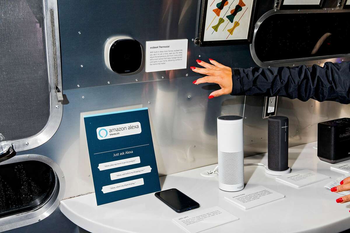 FILE -- A display to show Amazon Alexa's integration with smart home electronics gadgets, at the Consumer Electronics Show in Las Vegas, Dec. 9, 2017. Paul Allen, co-founder of Microsoft, said Wednesday, Feb. 28, 2018, that he is pumping an additional $125 million into his nonprofit computer research lab, the Allen Institute for Artificial Intelligence, for an ambitious new effort to teach machines �common sense.� (Roger Kisby/The New York Times)