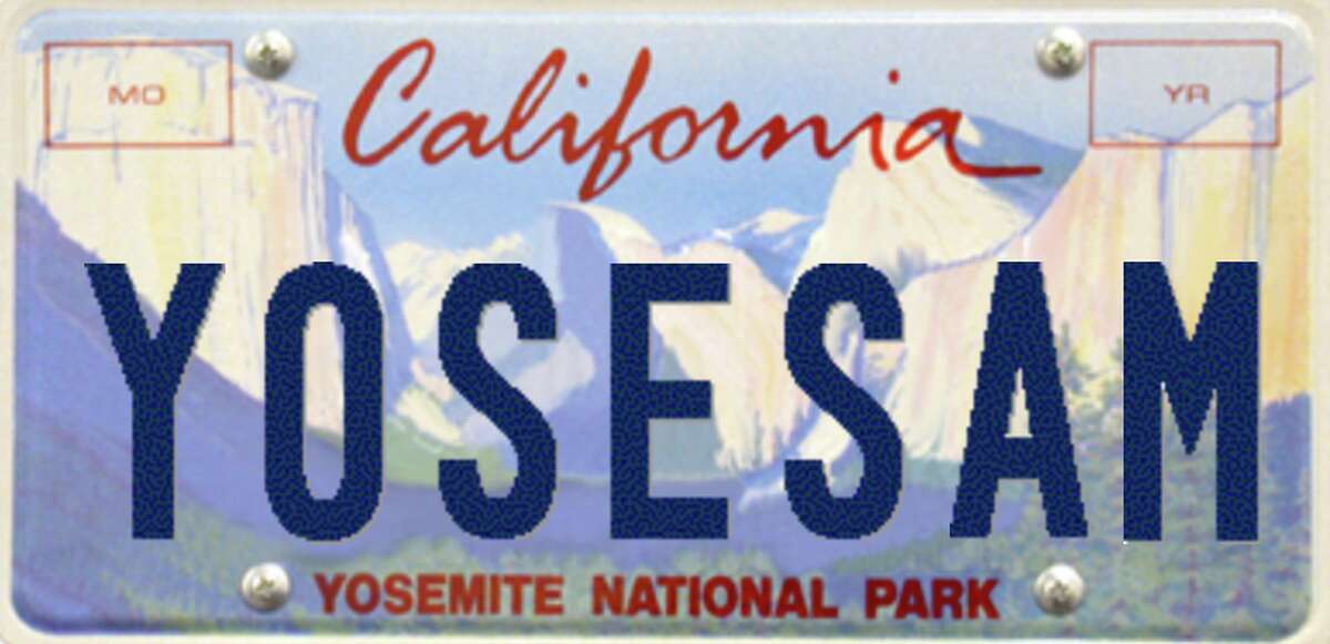 California's most popular license plates