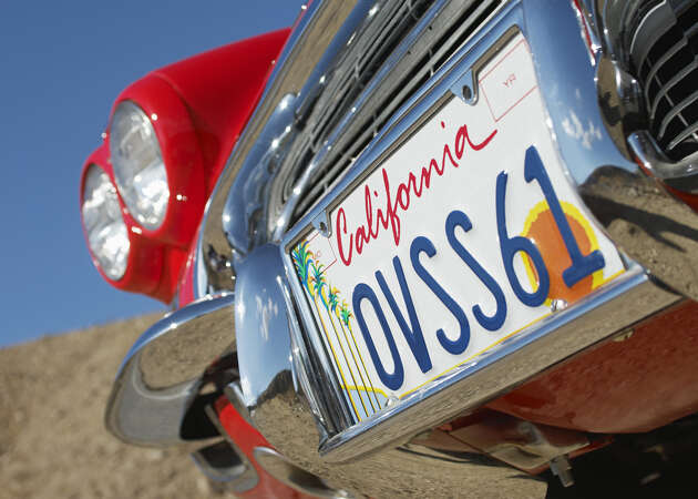 California's most popular license plates