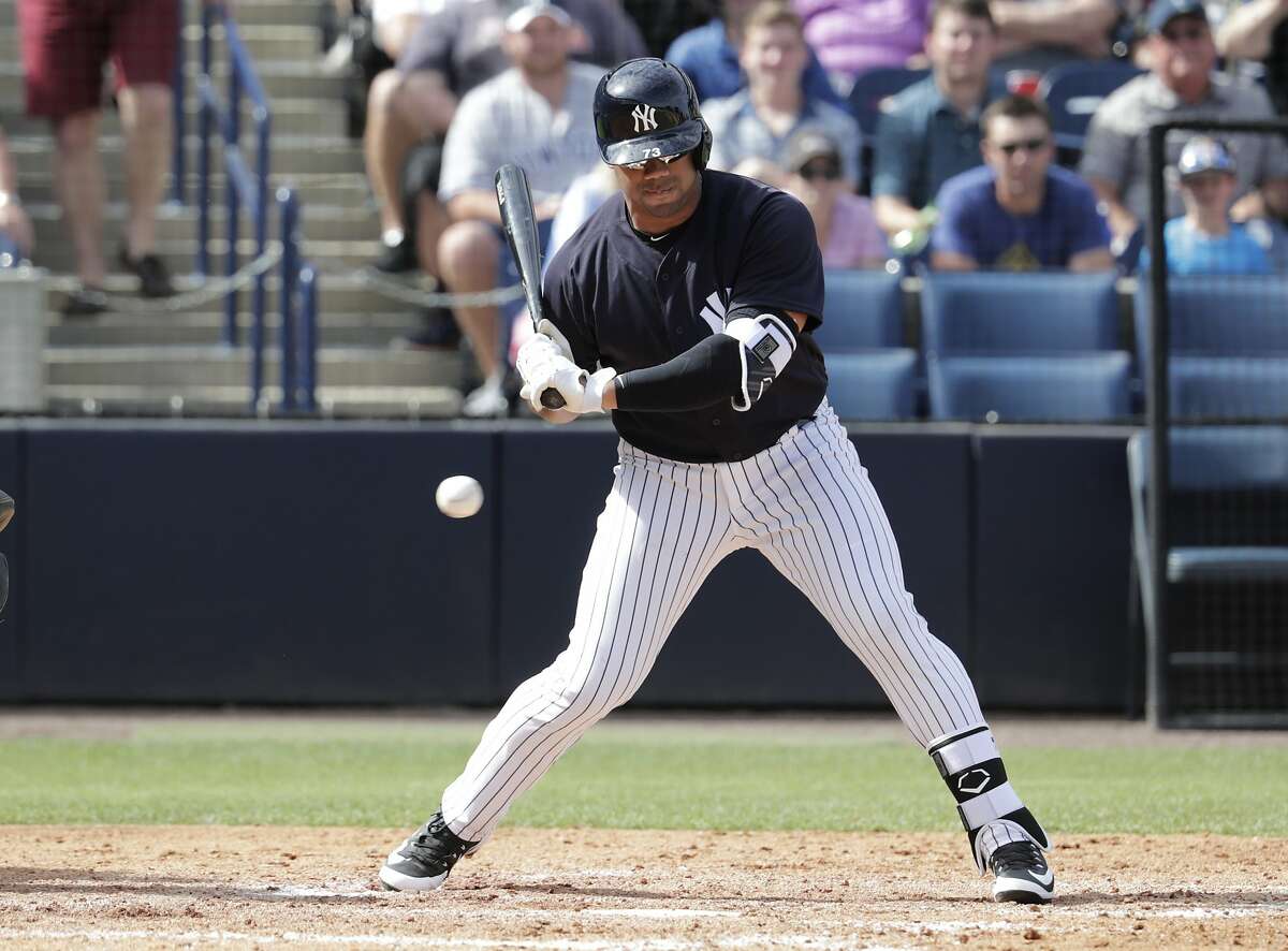 Russell Wilson strikes out in New York Yankees spring training debut 