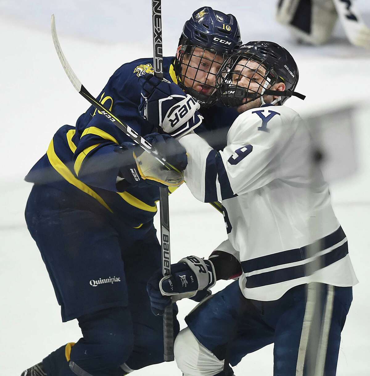 Quinnipiac downs Yale in ECAC Hockey playoff opener