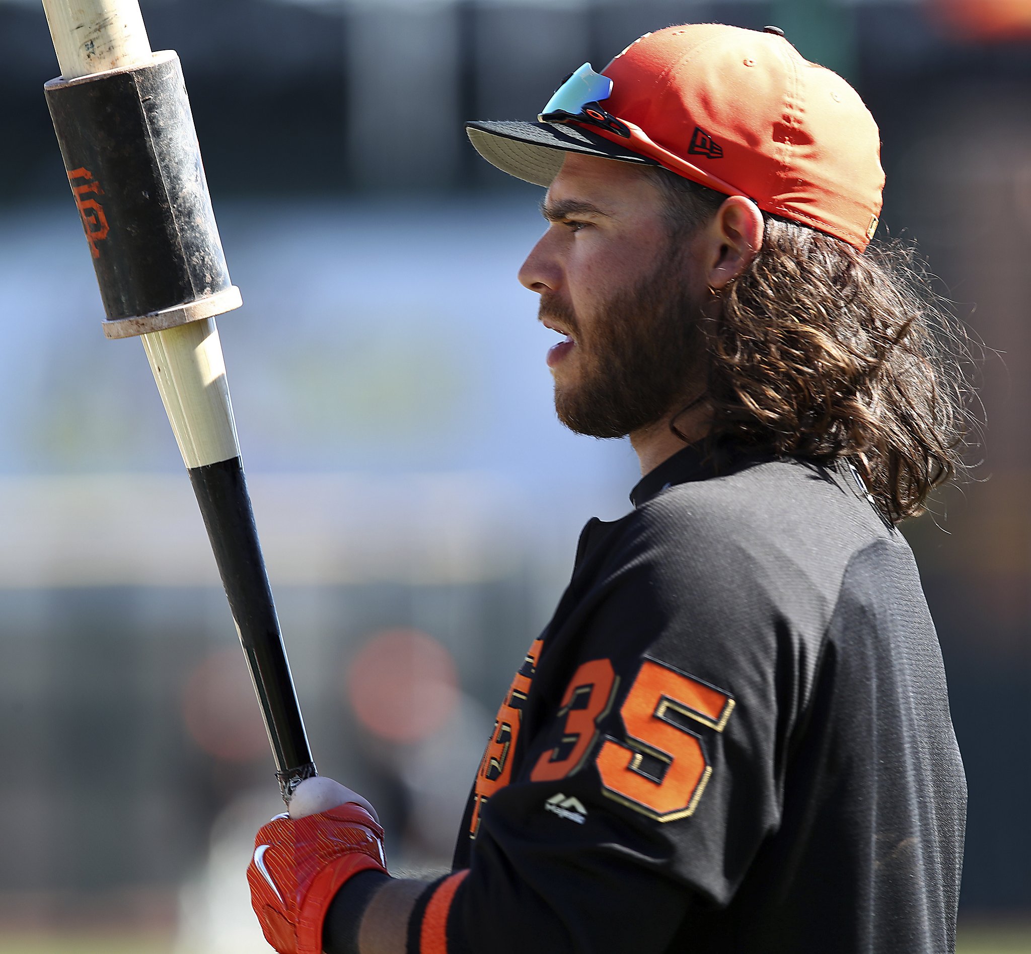 May 28, 2012: Giants shortstop Brandon Crawford throws to first in
