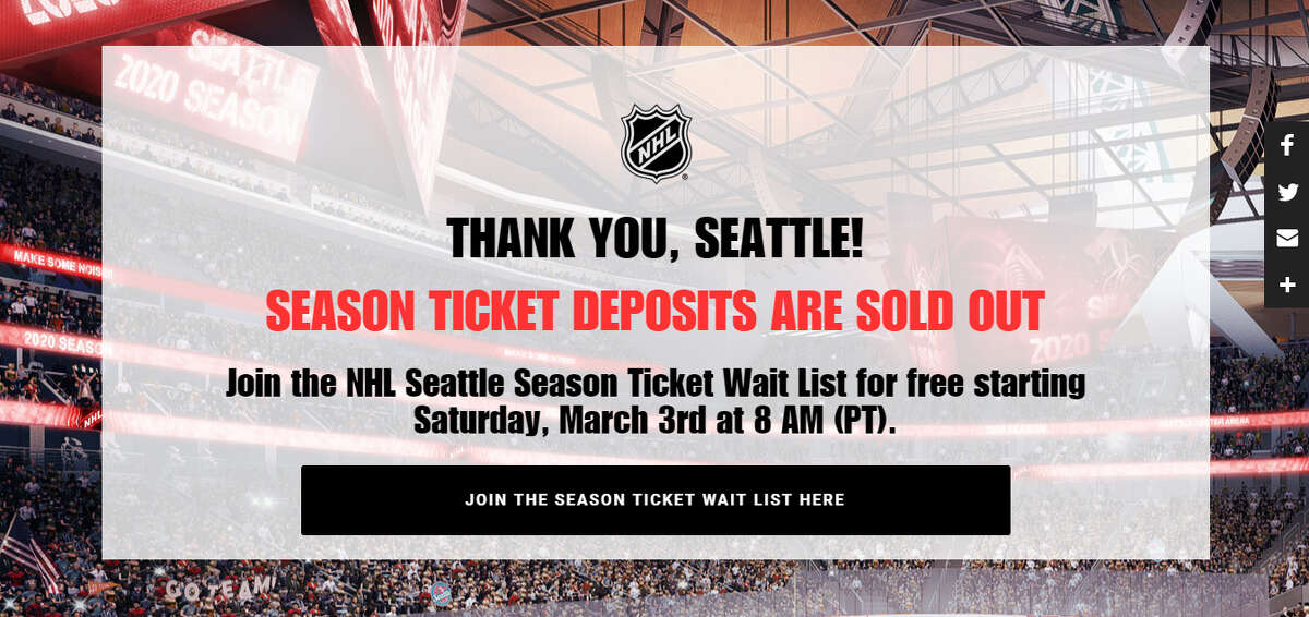 (screen capture at NHLSeattle.com, Friday, March 2, 2018)
