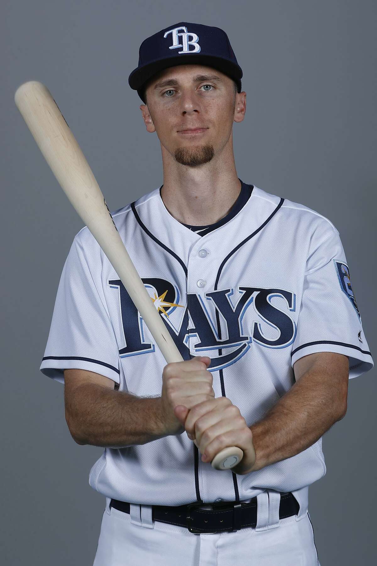 This is a 2018 photo of Matt Duffy of the Tampa Bay Rays baseball team. This image reflects the spring training active roster as of Sunday, Feb. 18, 2018 when this image was taken. (AP Photo/John Minchillo)