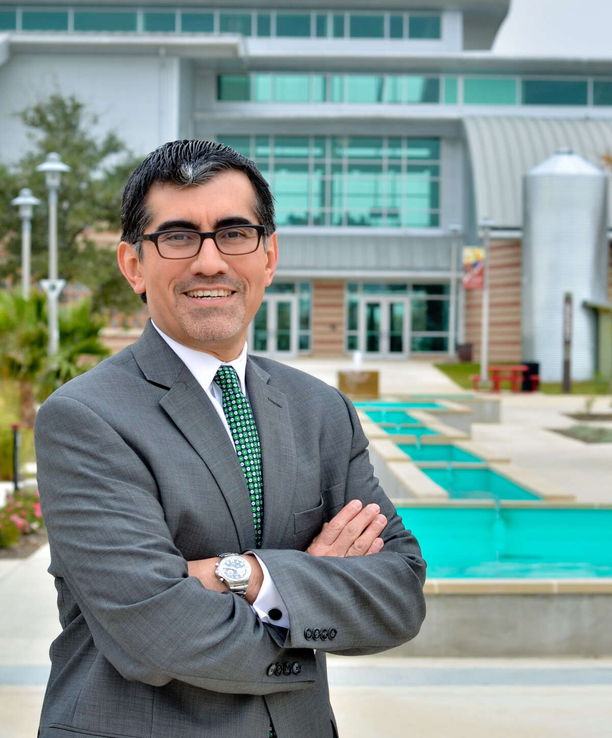 Alamo Colleges named Mike Flores as the new chancellor of the district on Saturday, March 3, 2018.