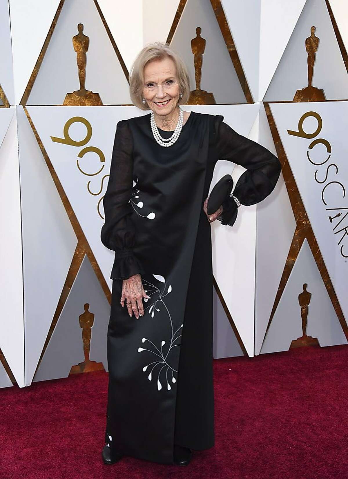 Actress Eva Marie Saint - local alum - presents at the Oscars