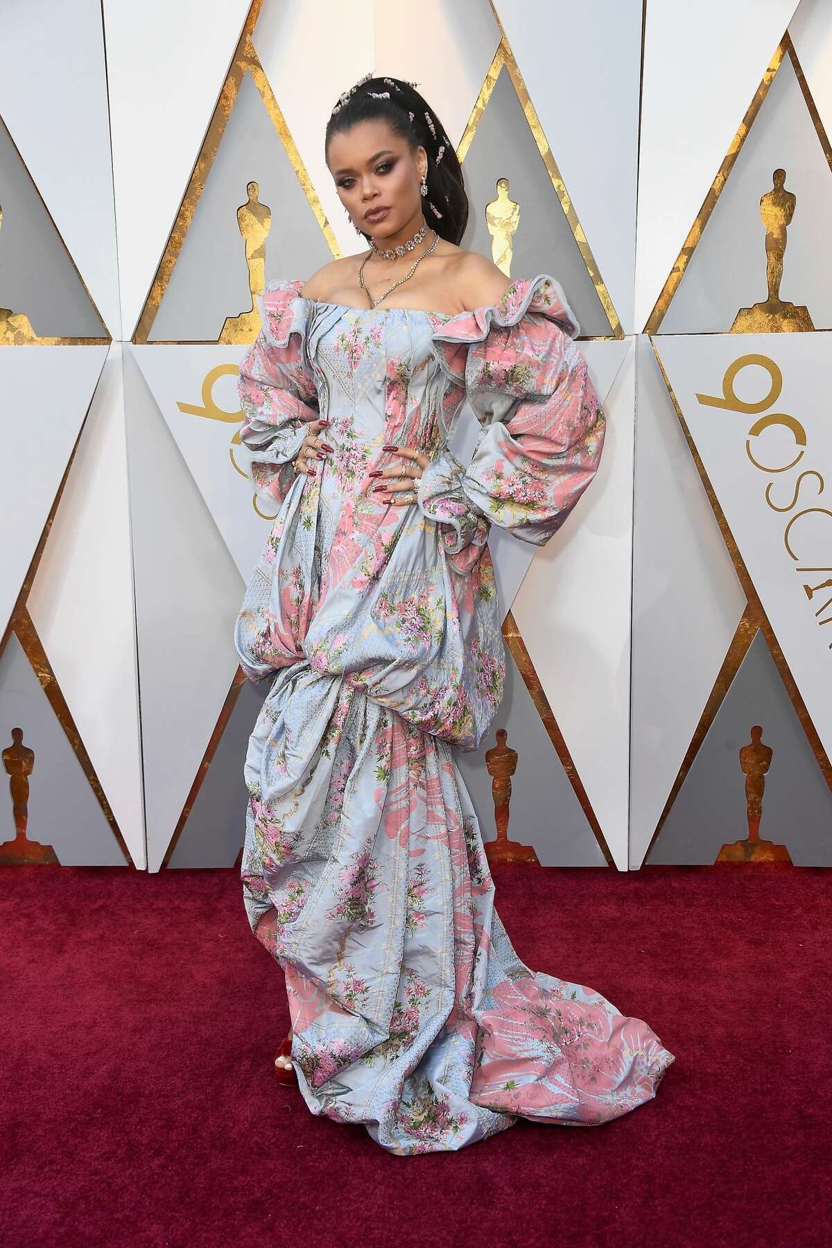 Worst: Andra Day, why are you wearing a bedspread?