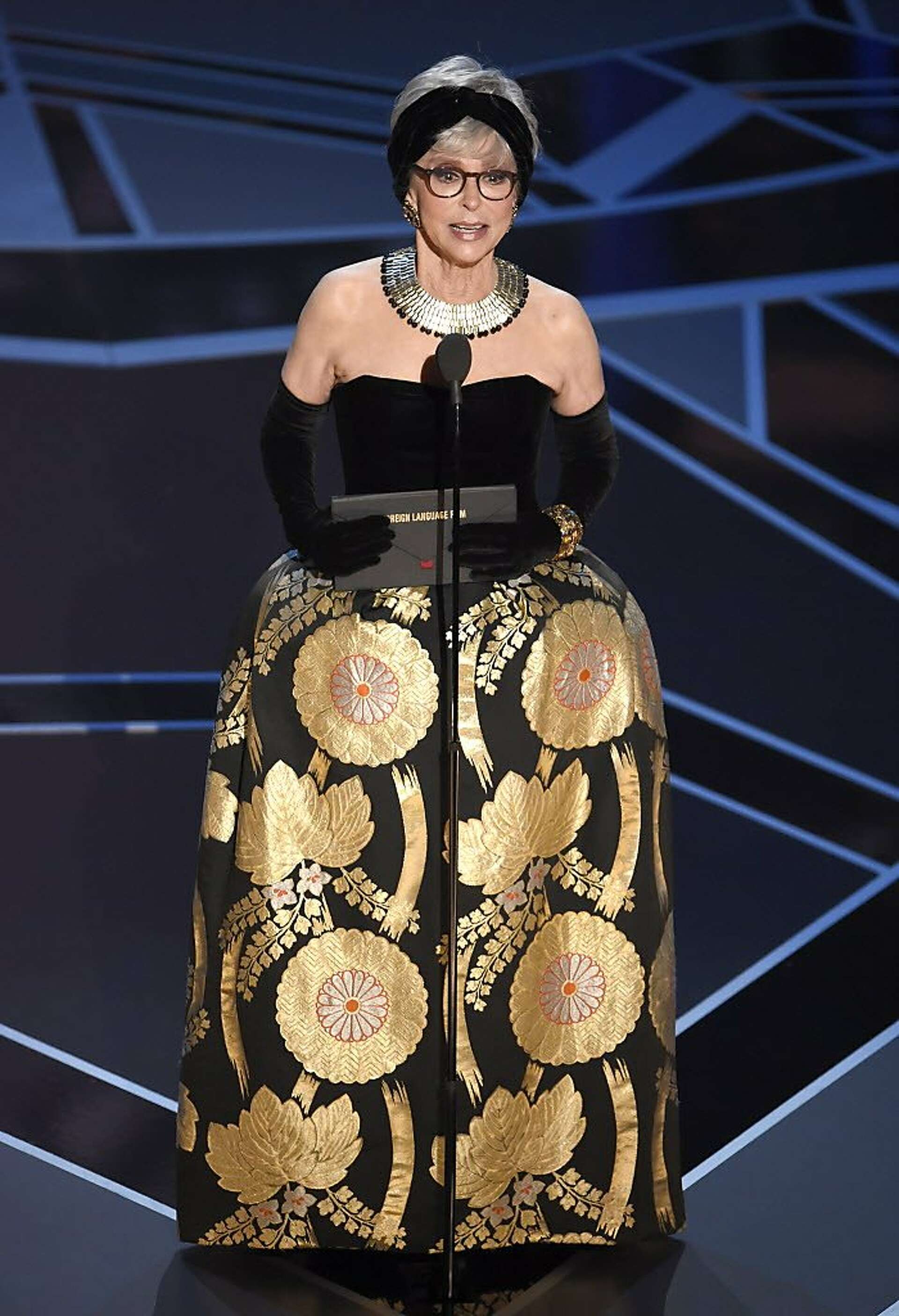 Rita moreno oscar dress best sale