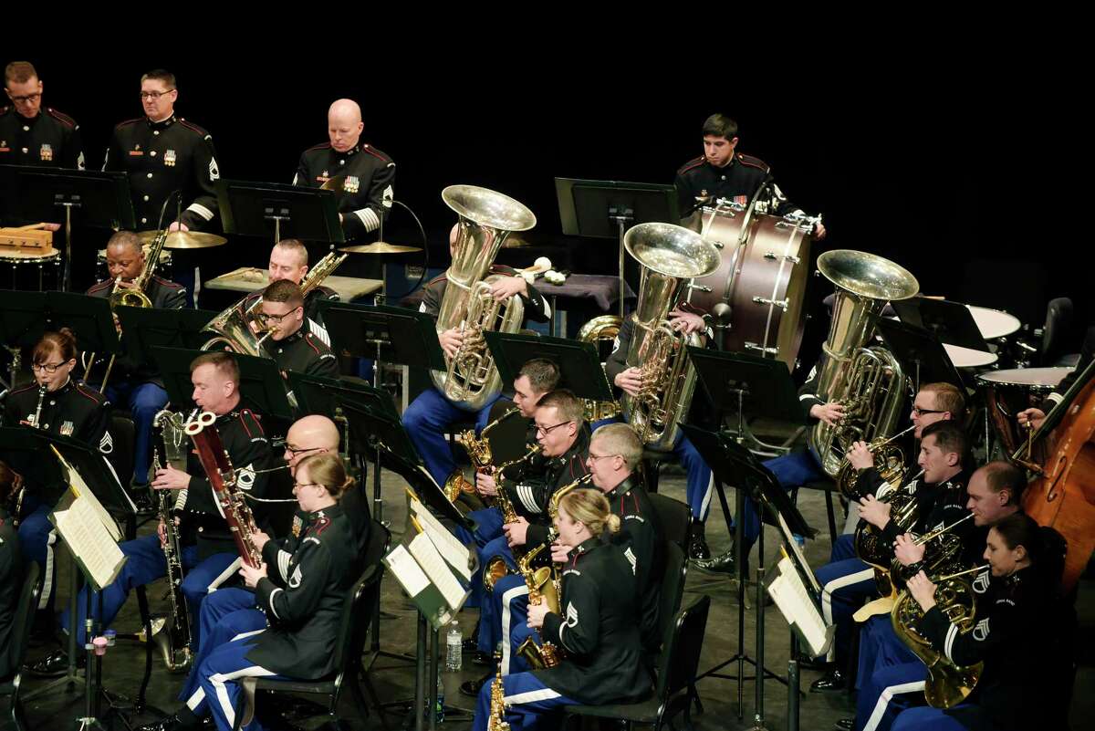 Photos: West Point band performs at The Egg